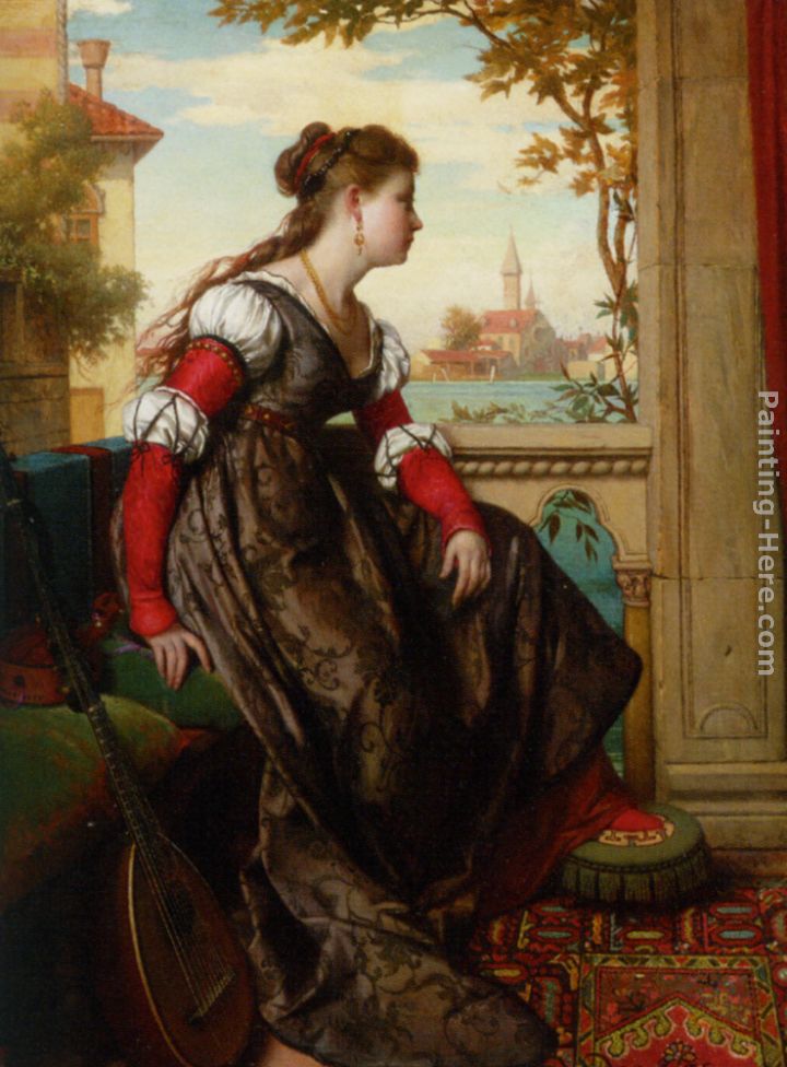 Distant Thoughts painting - Pierre Jan van der Ouderaa Distant Thoughts art painting